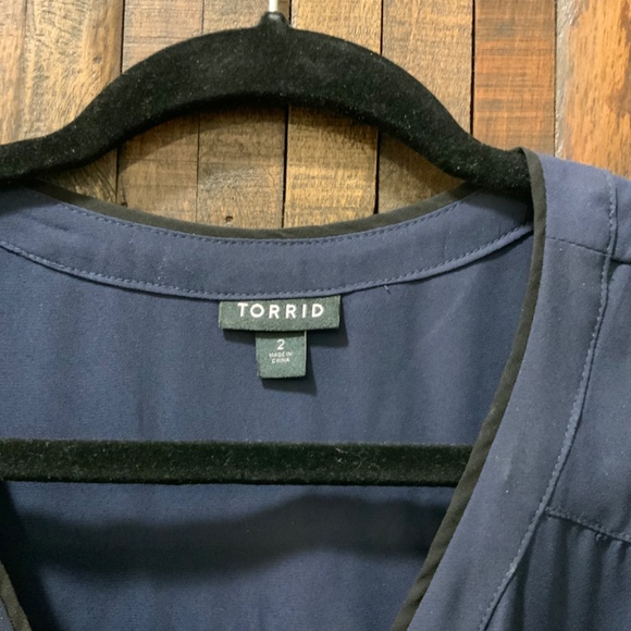 Harper Georgette Pullover 3/4 Sleeve Blouse - Picture 4 of 4